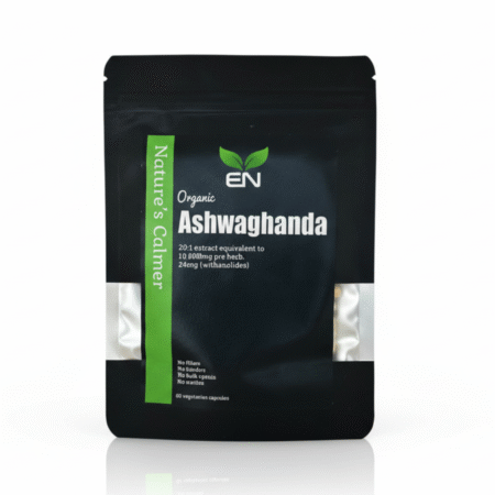 Organic Ashwaghanda 10,000mg Super Strength (24mg Withanolides)